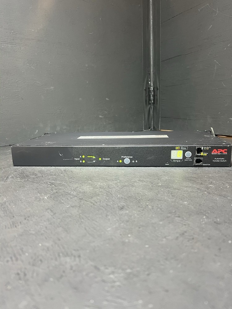APC AP7750A Automatic Transfer Switch 120v 0U Rack Mount