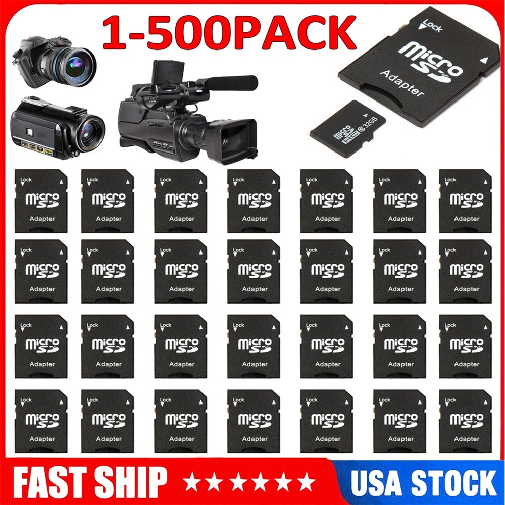 Lot Micro SD Adapter TransFlash TF To SD SDHC Memory Card Adapter Converter