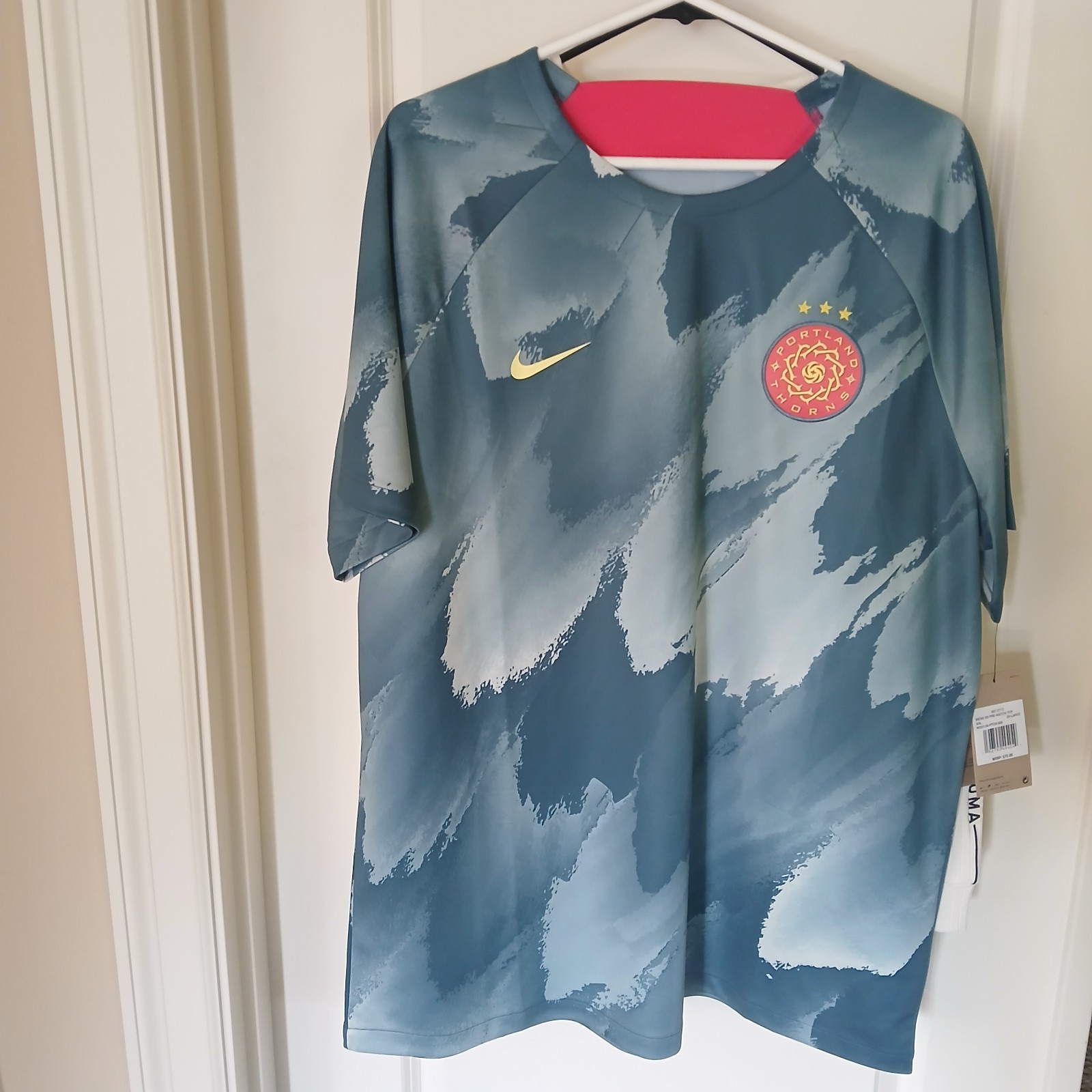 Nike Portland Thorns FC Pre-Match NWSL Soccer Jersey Men's Size 2XL NWT