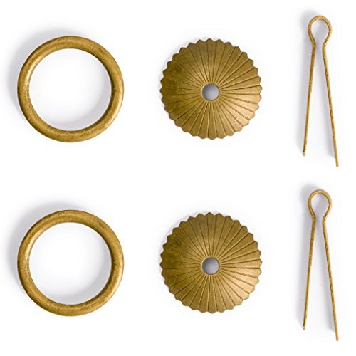 “Ring” Brass Pulls - Set of 2, 2.4" Medium