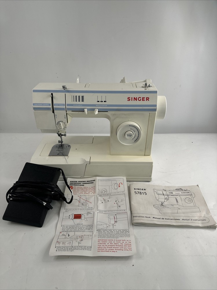 Singer 57815 C Sewing Machine without Presser Foot, Needle - Tested Working