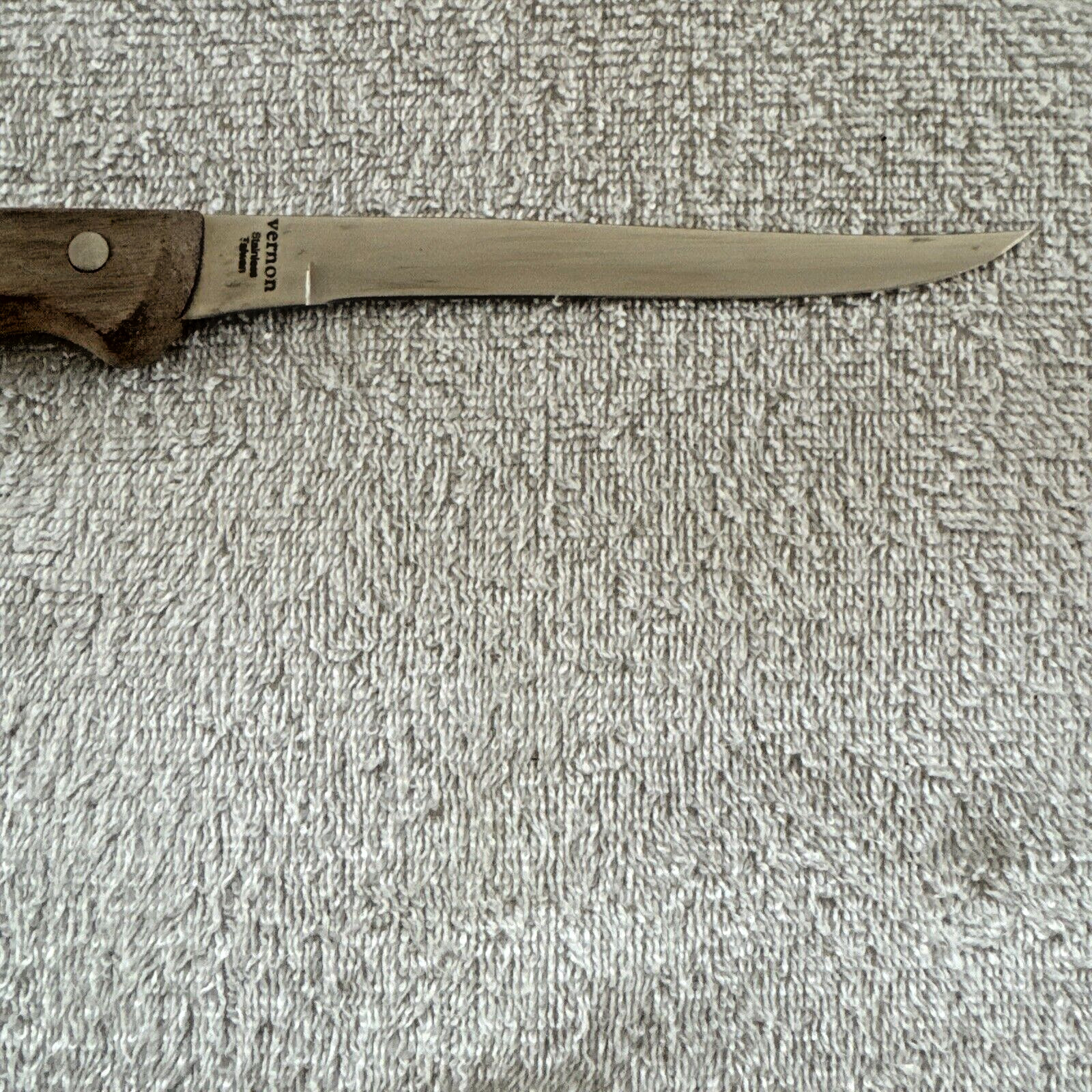 Vernon 5.75” Stainless Boning Knife Wood Handle Made in Taiwan