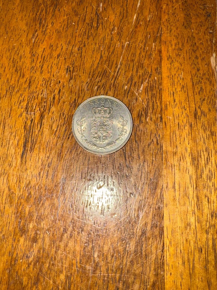 1972 Denmark 5 Kroner Coin