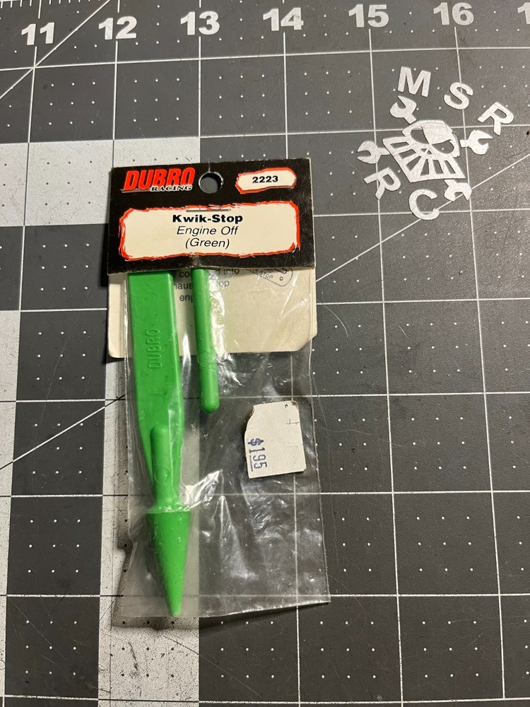 Dubro Racing #2223 Kwik-Stop Engine Pull Off (Green) NIP