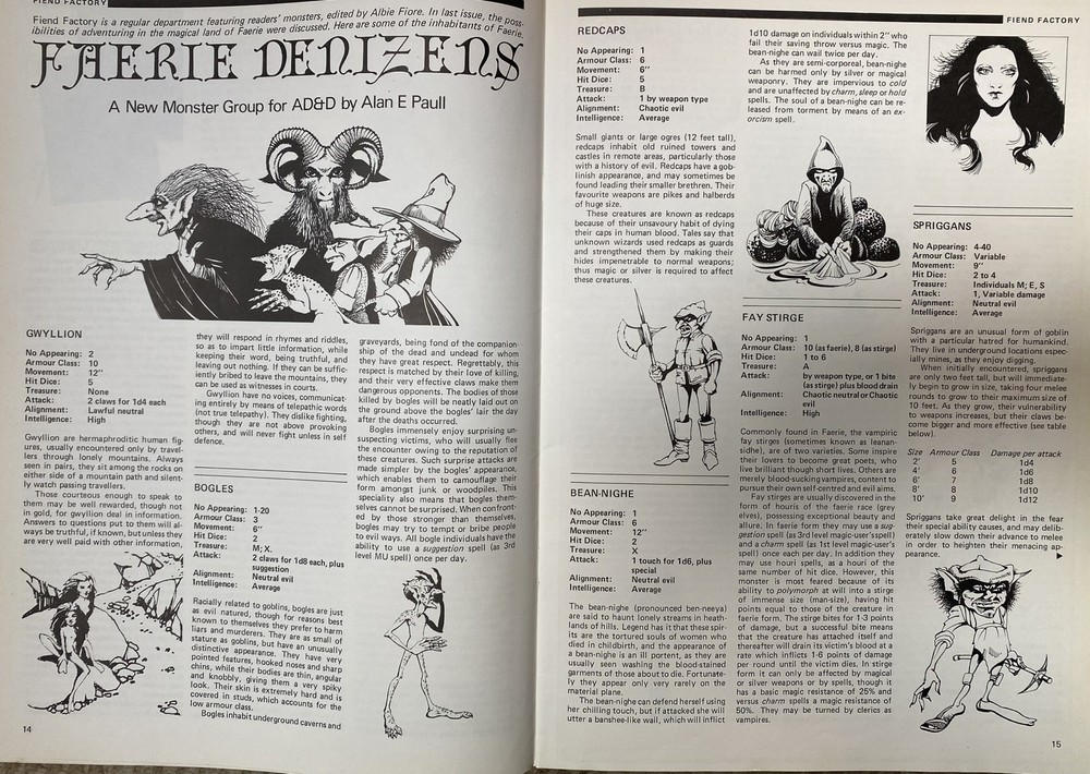 WHITE DWARF MAGAZINE, ISSUES 32 & 38, GAMES WORKSHOP, TOLKIEN, DUNGEONS DRAGONS