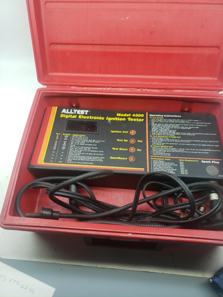 Vintage Alltest Model 4300 Digital Electronic Igntion Module Tester untedted