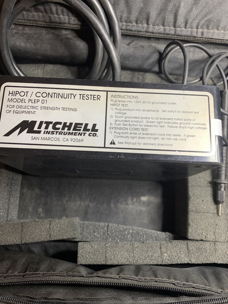 Mitchell Instrument Hipot / Continuity Tester