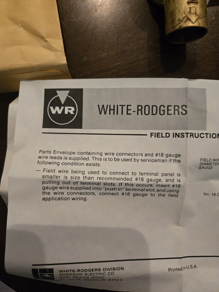 White- Rodgers 13A02-102 Twoway Zone Valve