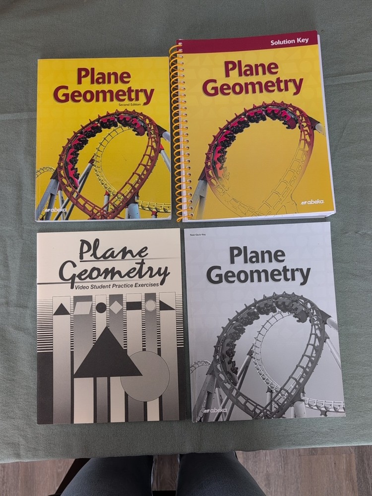 Abeka Plane Geometry 2nd Edition 4-book Set 2020