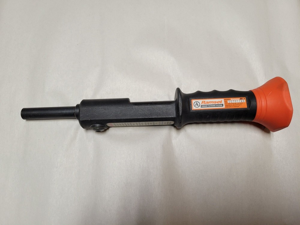 Ramset HammerShot 0.22 caliber single-shot powder-actuated tool.