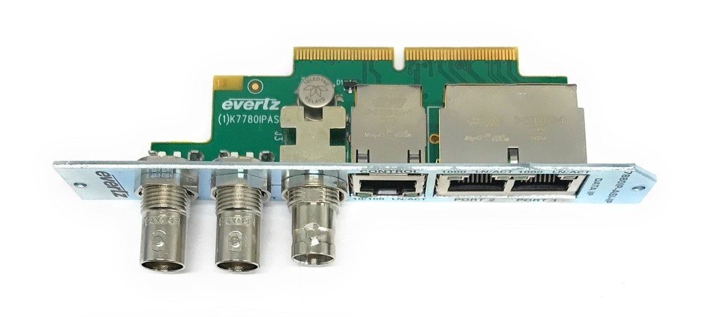 Evertz 7880IP-ASI-IP Front Panel Interface for 7800/7700 Series Frames