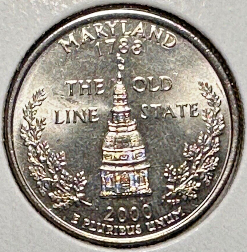2000 D Maryland State Quarter Uncirculated