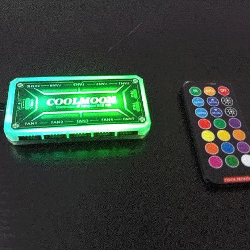 Remote Control Controller With Cable For RGB Cooling Fan Intelligent Controller