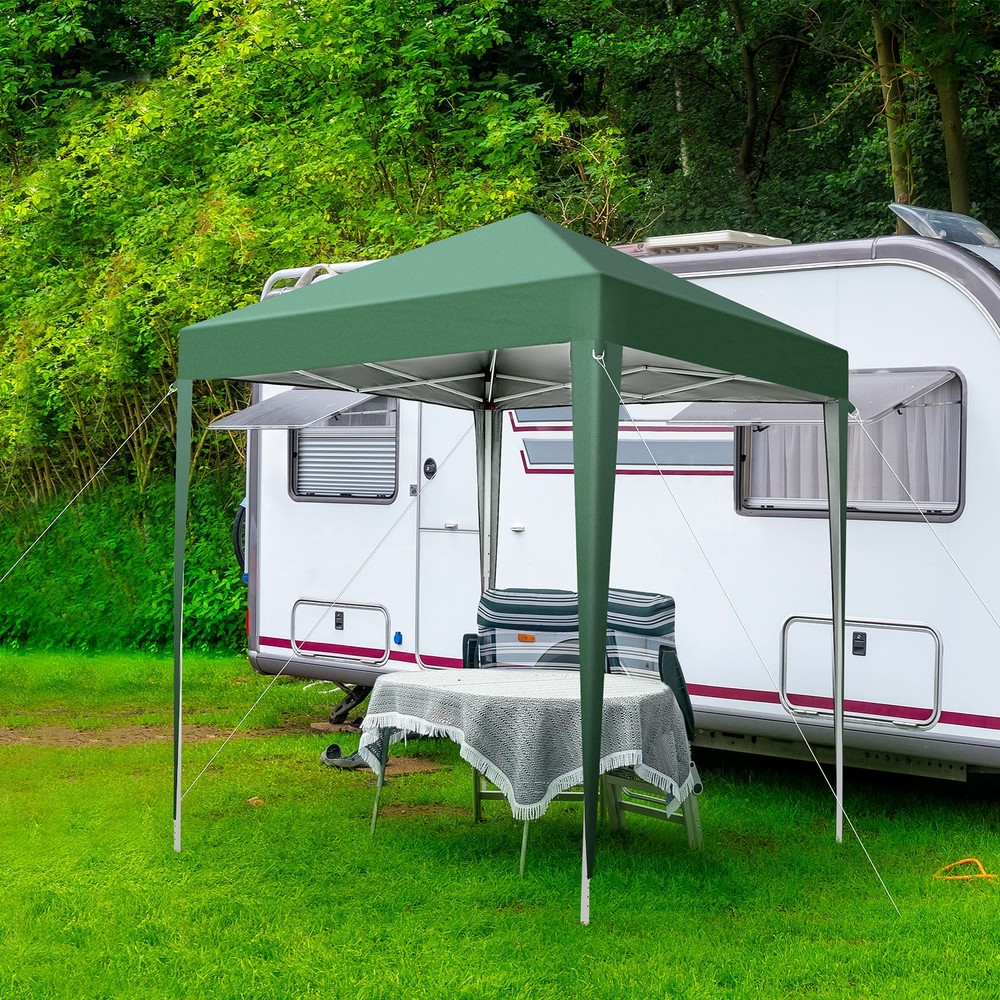 2 x 2m Practical Waterproof Right-Angle Folding Tent Green