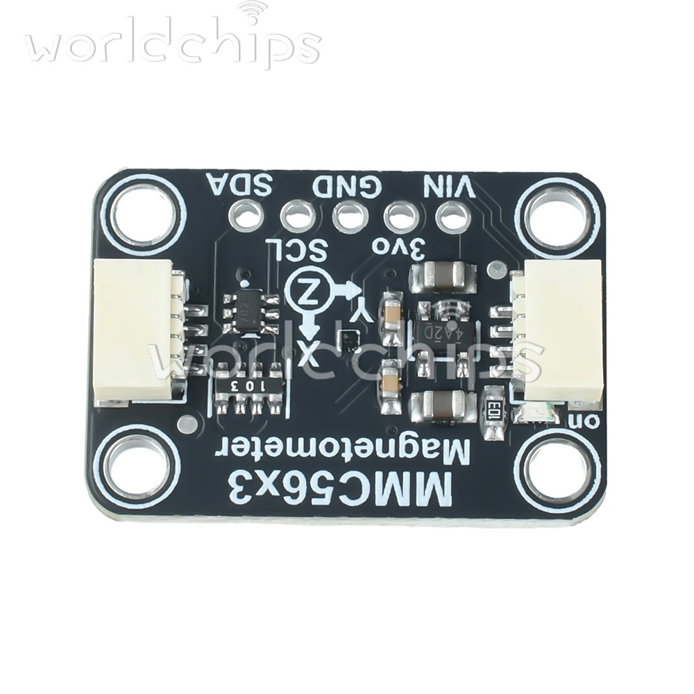 MMC5603 Three-axis Magnetometer Module Compatible with STEMMA QT/Qwiic interface