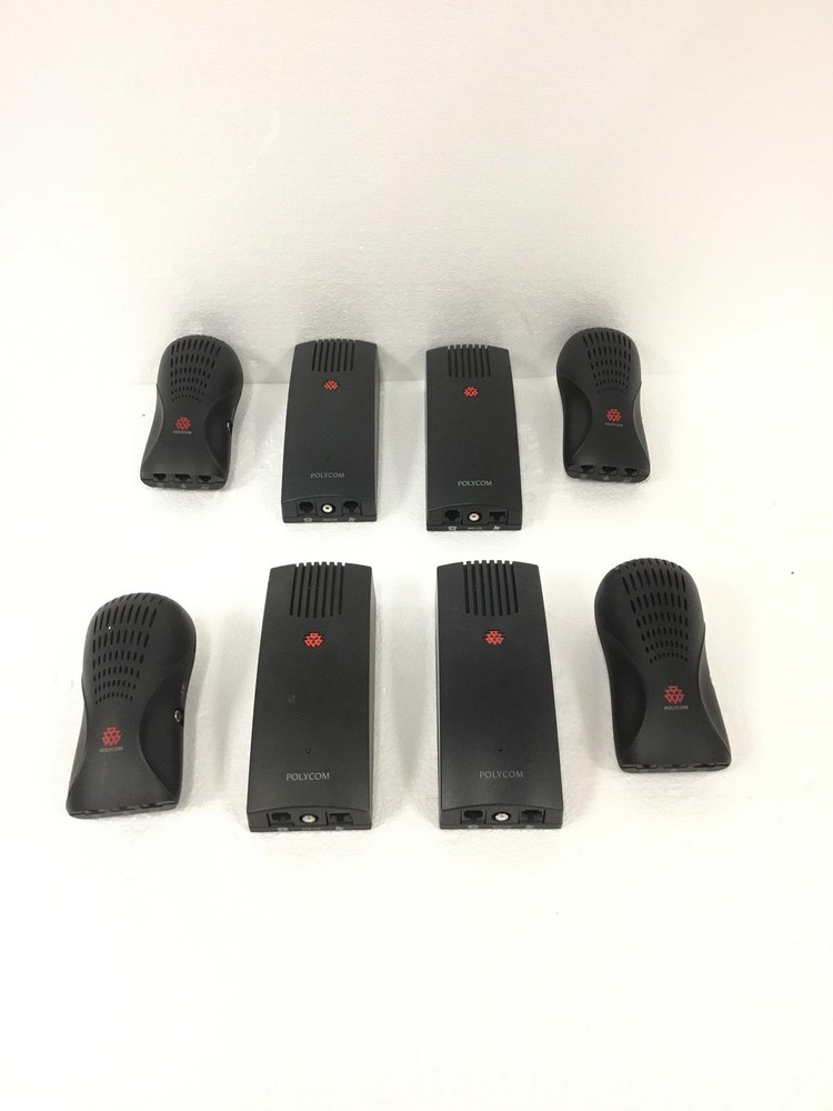 4x POLYCOM AVAYA 2301-06415-601 E Interface Module w/Wall Module 220116020-601 F