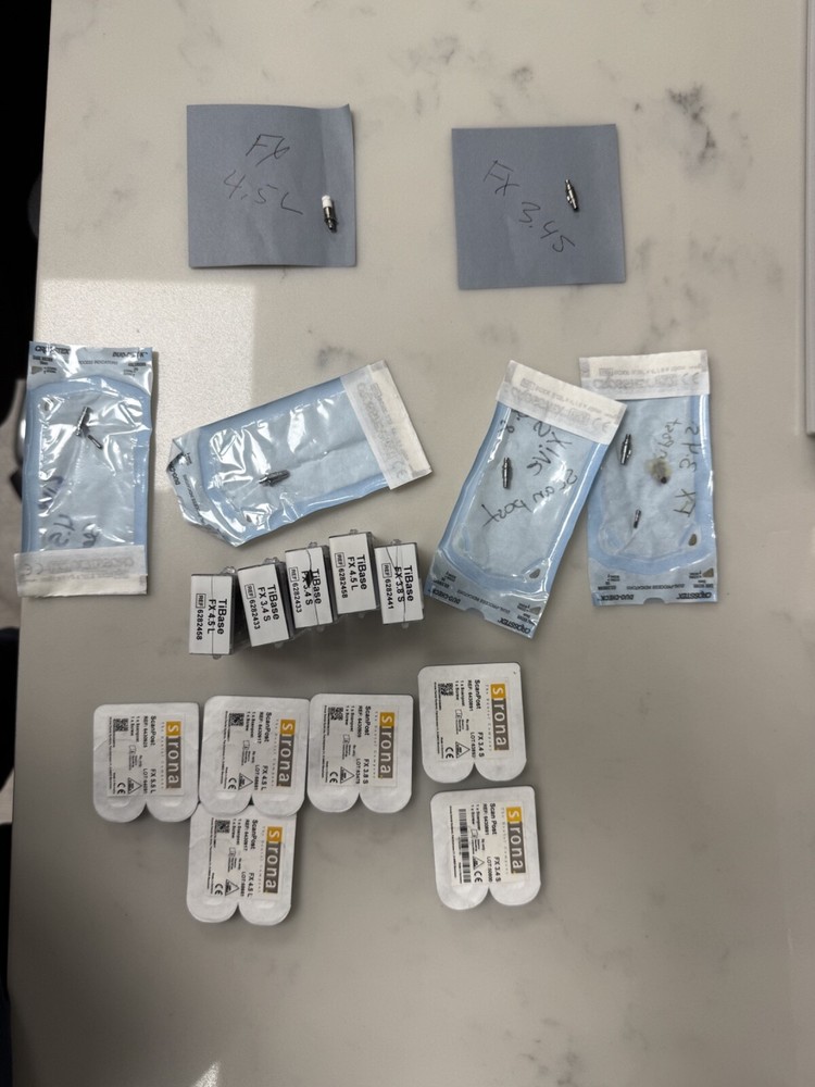 Frialit/Xive CEREC Scan Post Ti Base Bundle 17 pieces