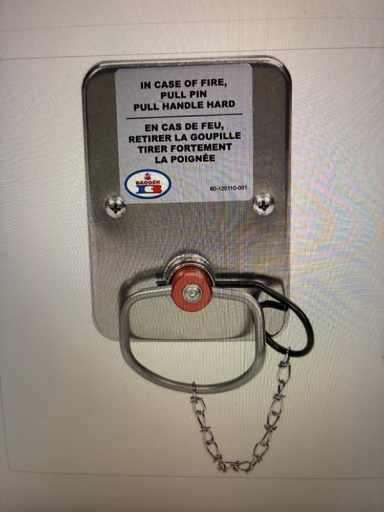 Badger fire alarm pull system
