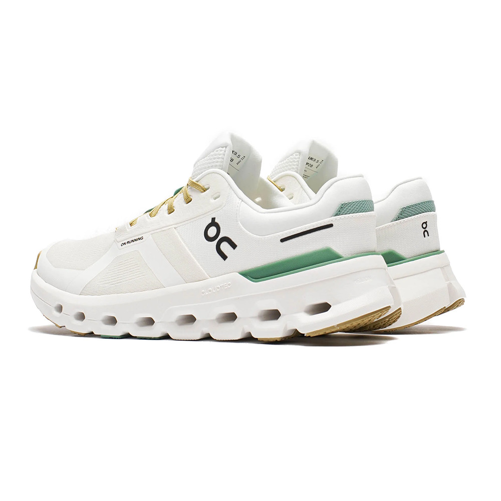 ON Cloudrunner 2 Undyed/Green Running Shoes Superfoam Comfort Women's Sneakers