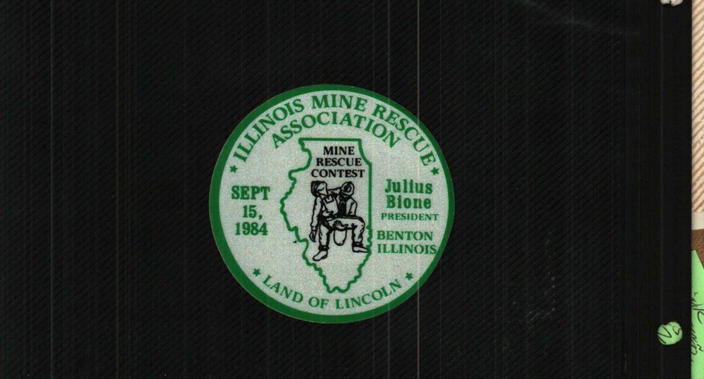 NICE ILLINOIS MINE RESCUE COAL MINING STICKER # 117