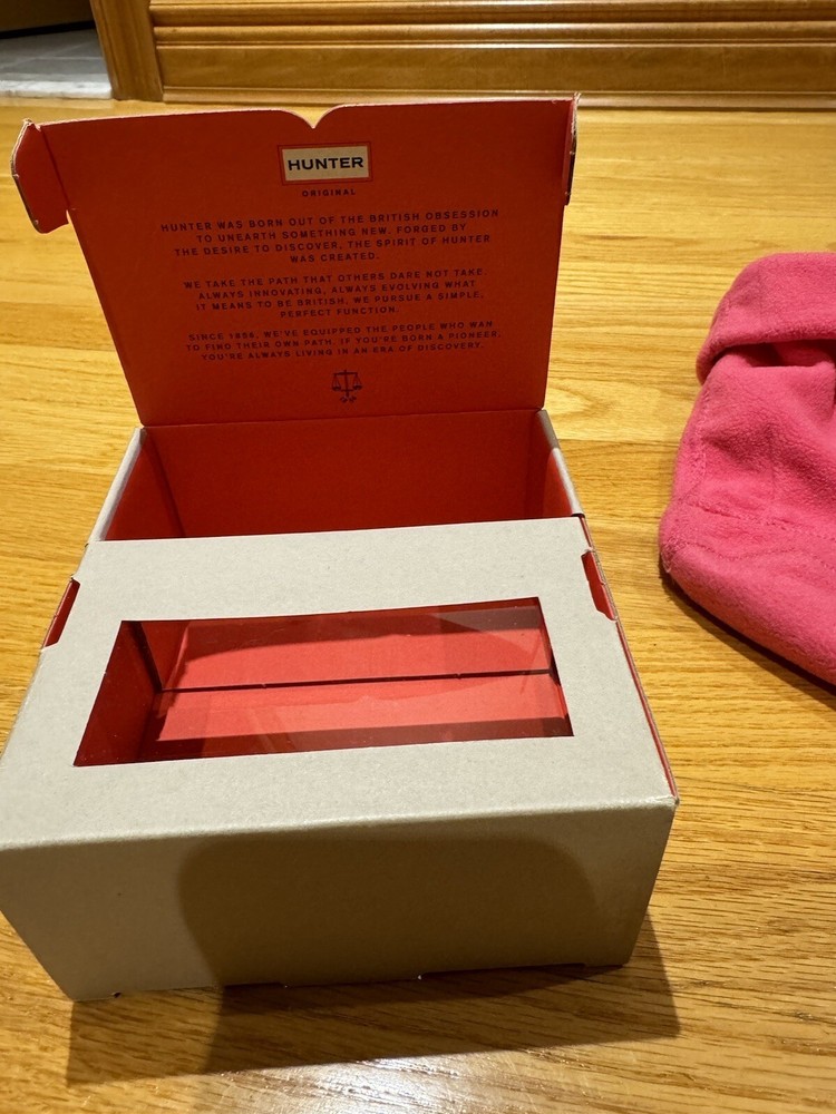 Hunter Kids Rain boot socks Fuscia size small