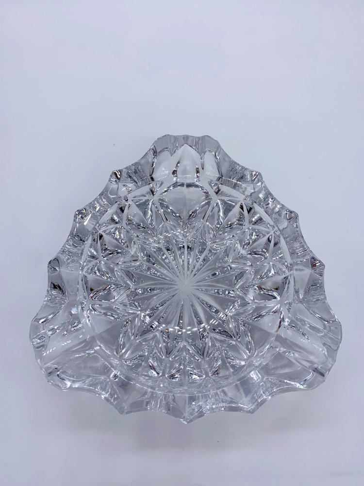 Vtg MCM Crystal Ashtray