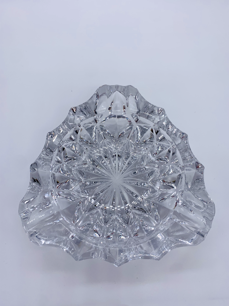 Vtg MCM Crystal Ashtray