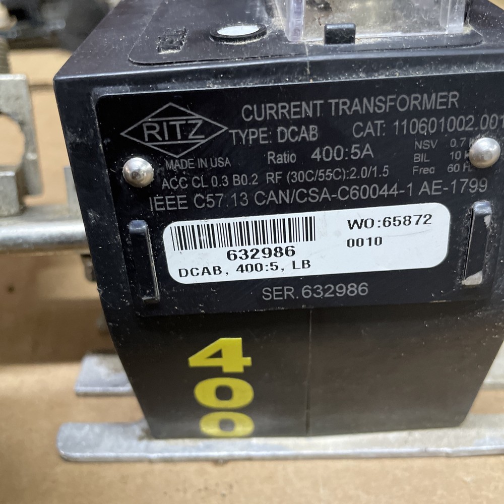 Ritz DCAB Current Transformer 110601002.0010 SEE PICS