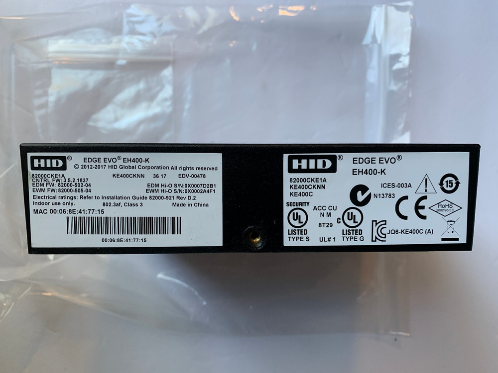 HID EDGE EVO EH400-K 82000CKE1A Networked Controller