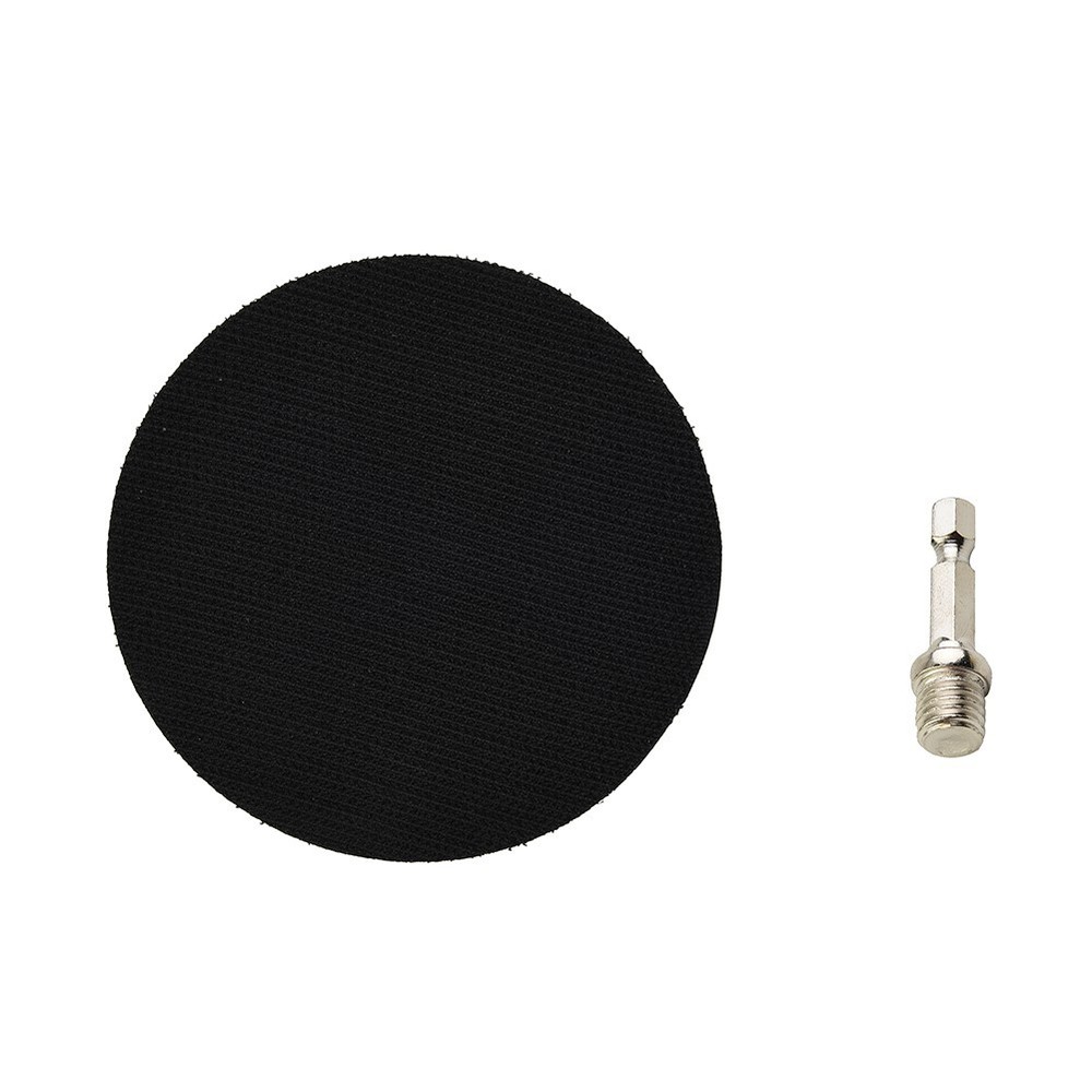 Home Workshop Buffing Pad Sanding Pad 1 PC 1* 4 Inch/100mm Drill Adapter