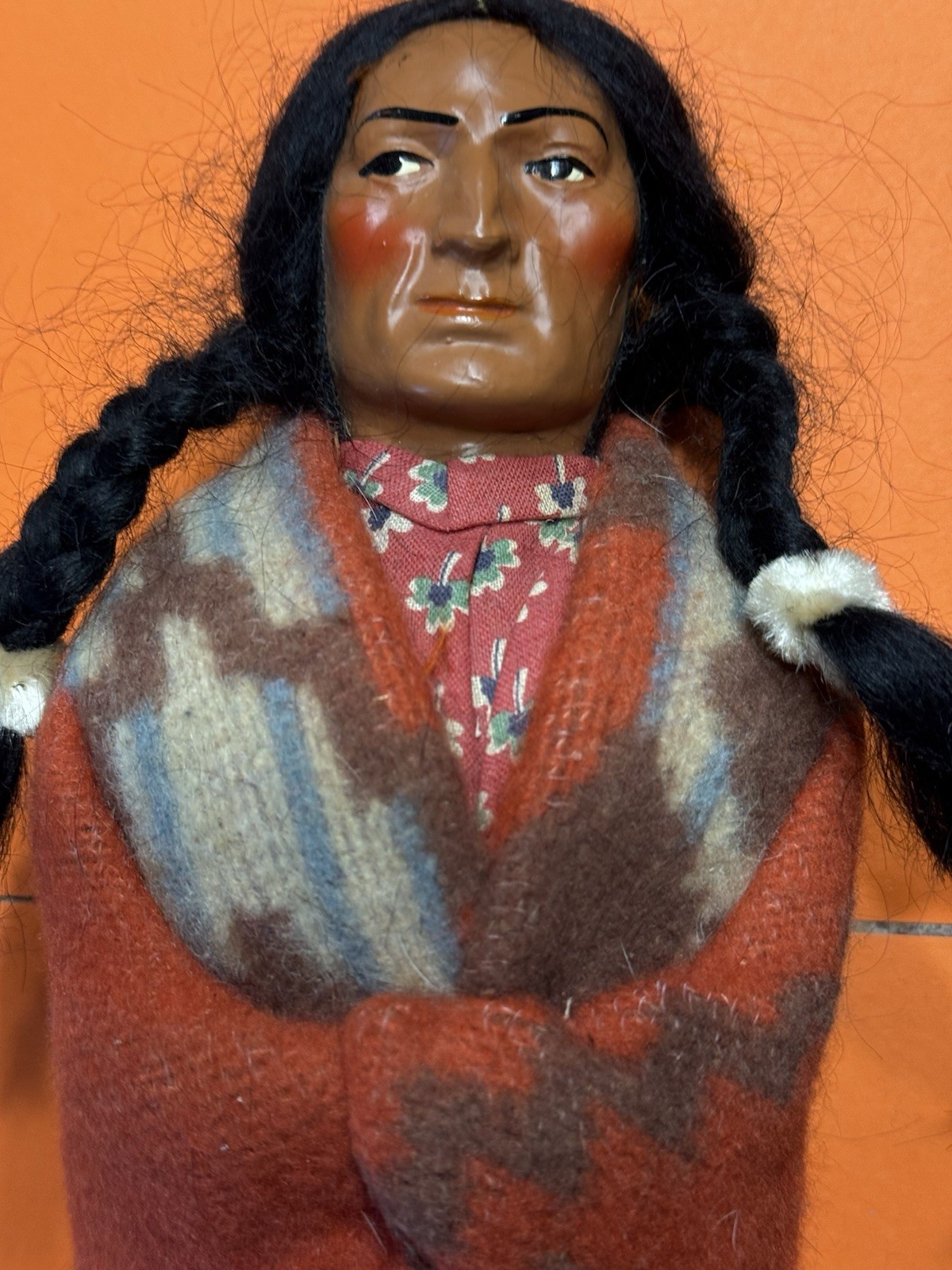 Vintage Skookum Native American Indian Dolls - Chief & Squaw