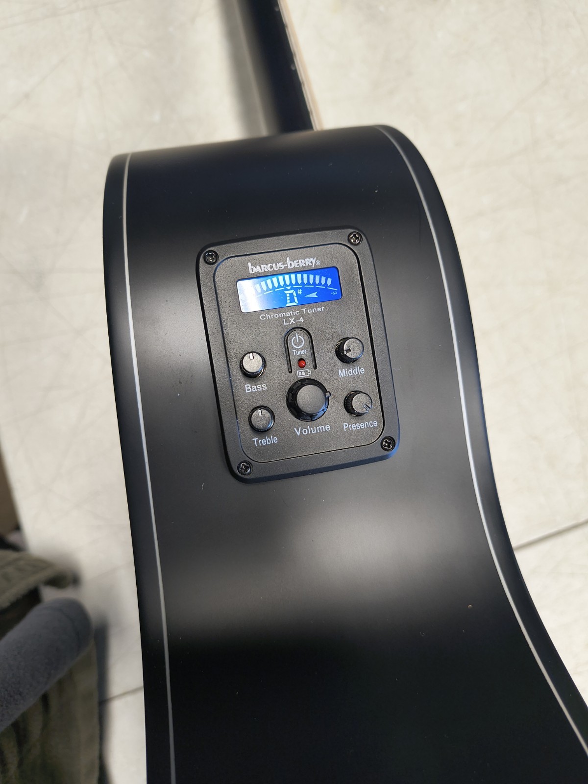 Washburn Deep Forest Ebony ACE Acoustic-Electric Guitar Natural Matte