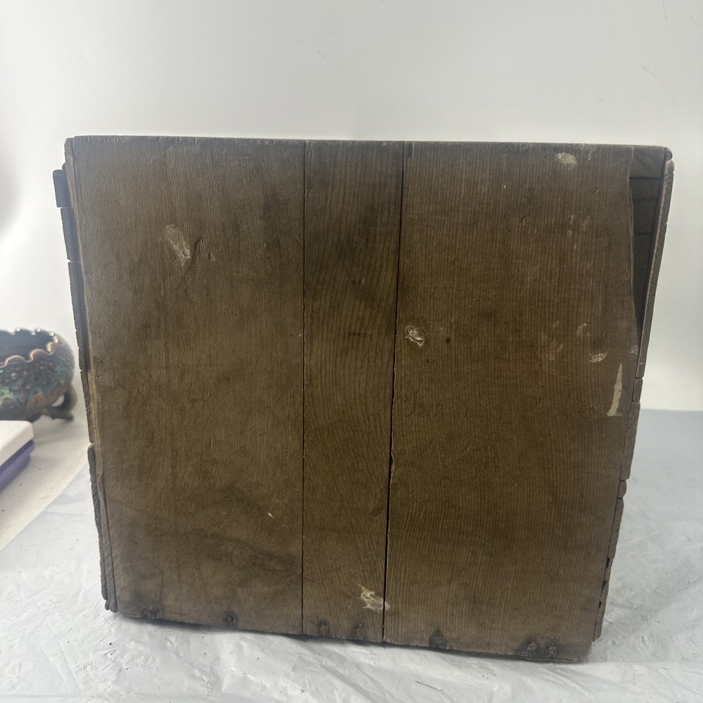 old wooden box vintage