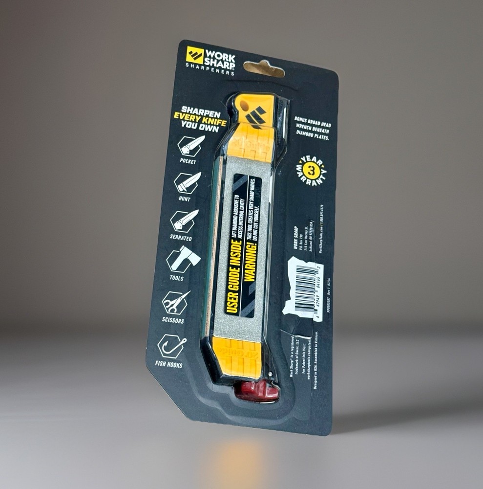 WORK SHARP Work Sharp Guided Field Sharpener, For Compact Hunting-NIB-free Shipp