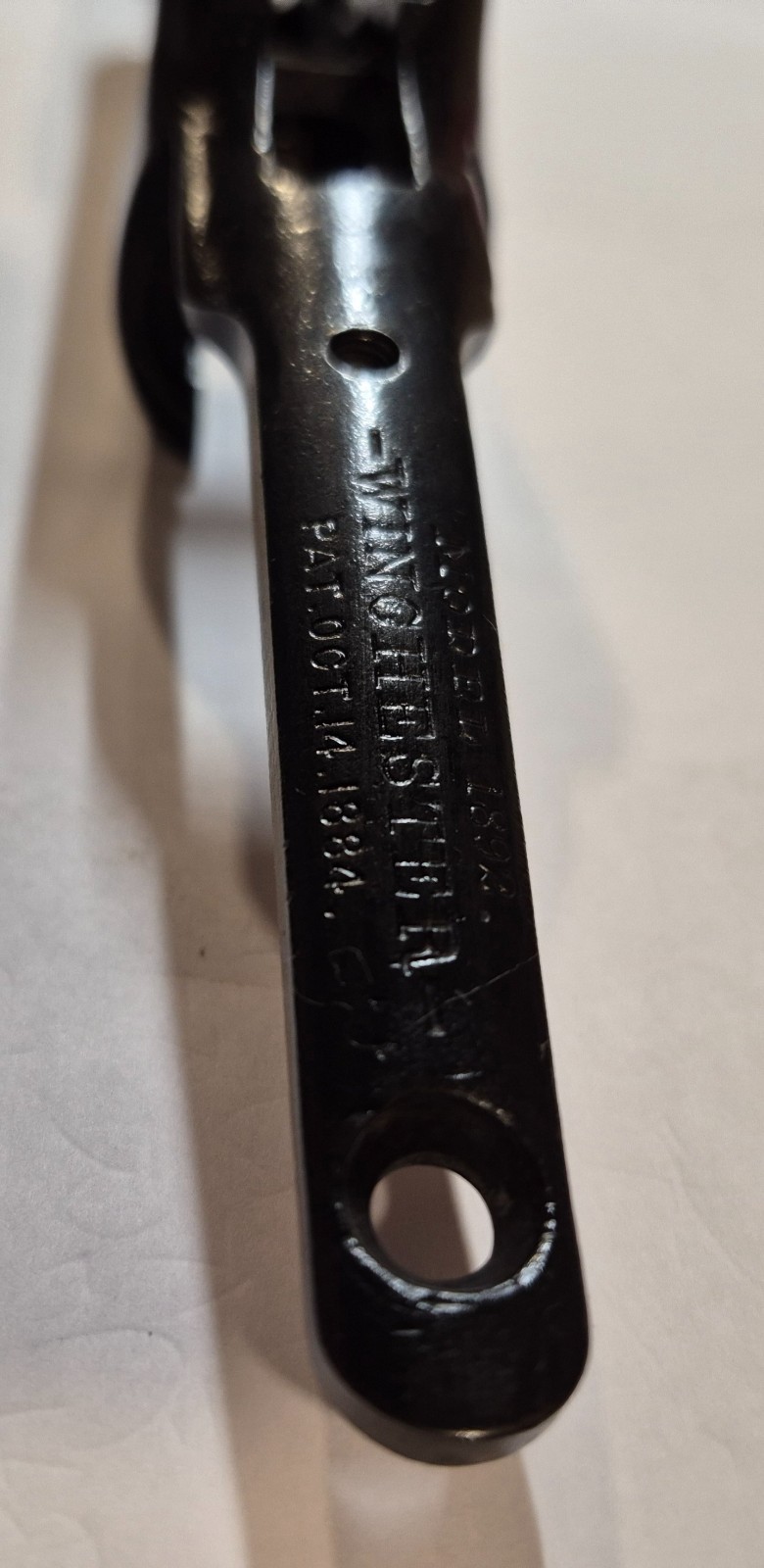 Winchester model 1892 upper tang