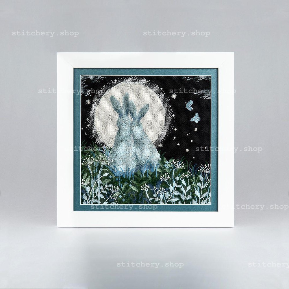 DIY Counted Cross Stitch Kit "Moon hares"