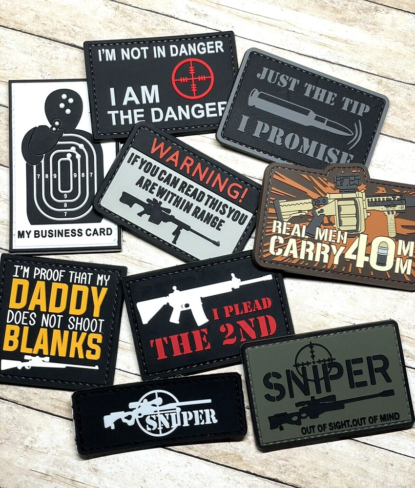 Sniper Rifle Within Range Warning Patch - Morale Tactical PVC Gun Patch