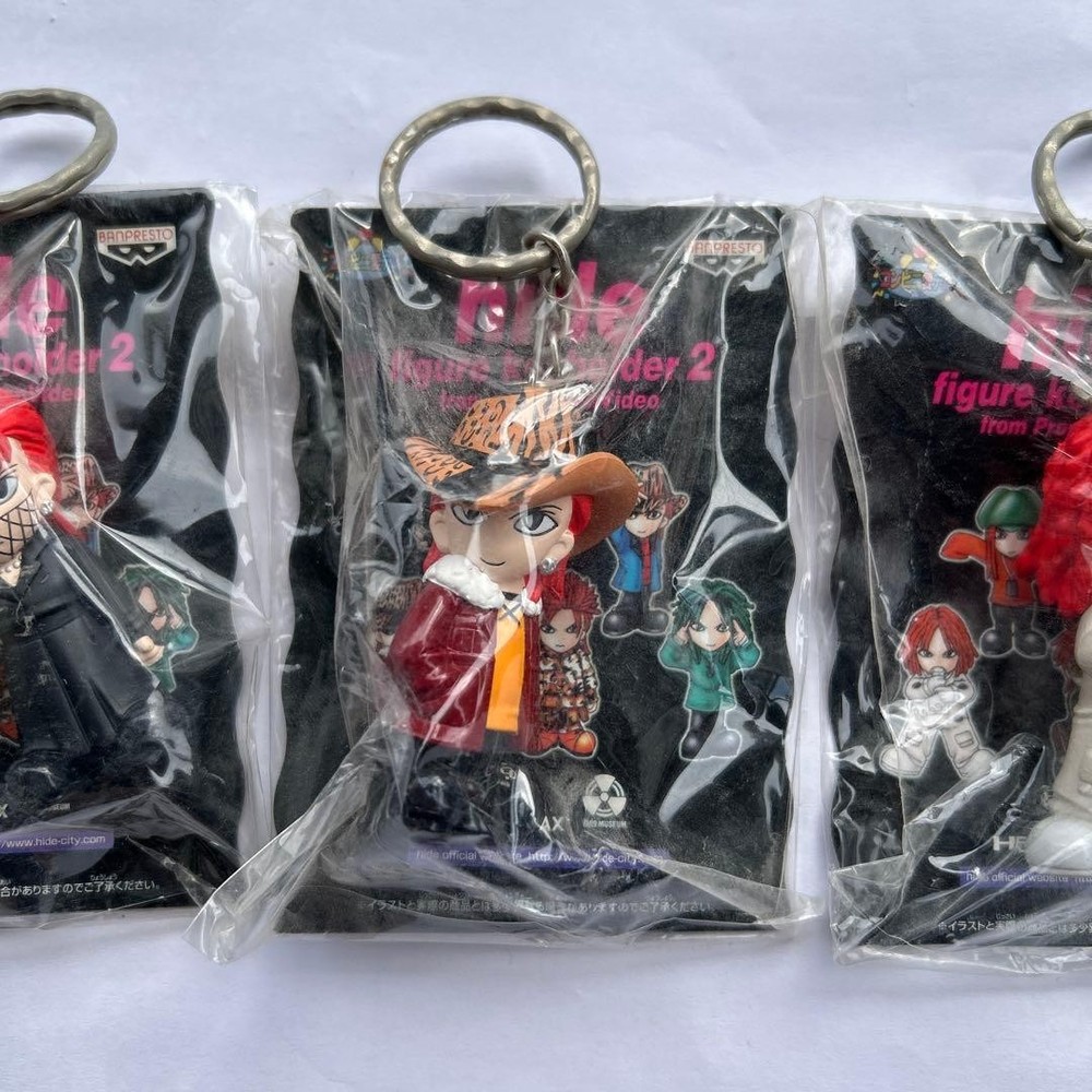 hide figure key chain 1 ~ 3 X JAPAN