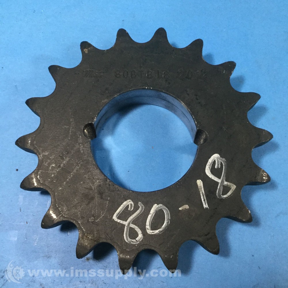 Martin 80BTB18 2012 Bushing Bore Roller Chain Sprocket USIP