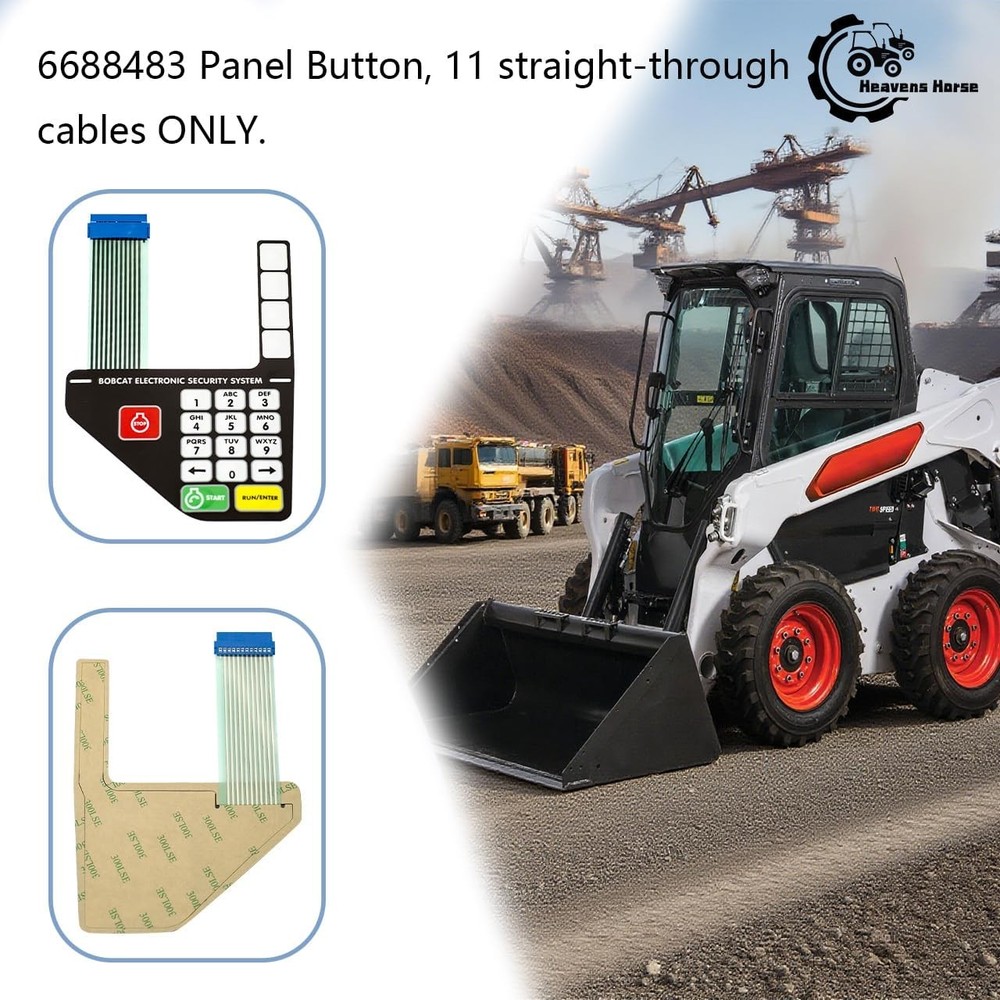 6688483 Panel Button, 11 straight-through cables ONLY. NOT COMPATIBLE with...