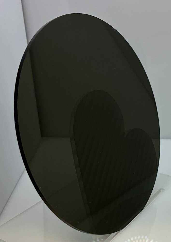 (2-Pack) Acrylic Circle Disc - 1/8" thick - Gray Tinted - 4" Diameter