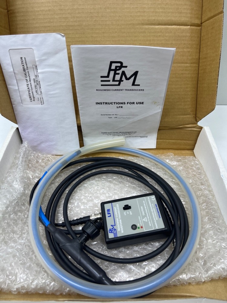 PEM LFR Current probe LFR 1/15/1000 ROGOWSKI CURRENT WAVEFORM TRANSDUCER