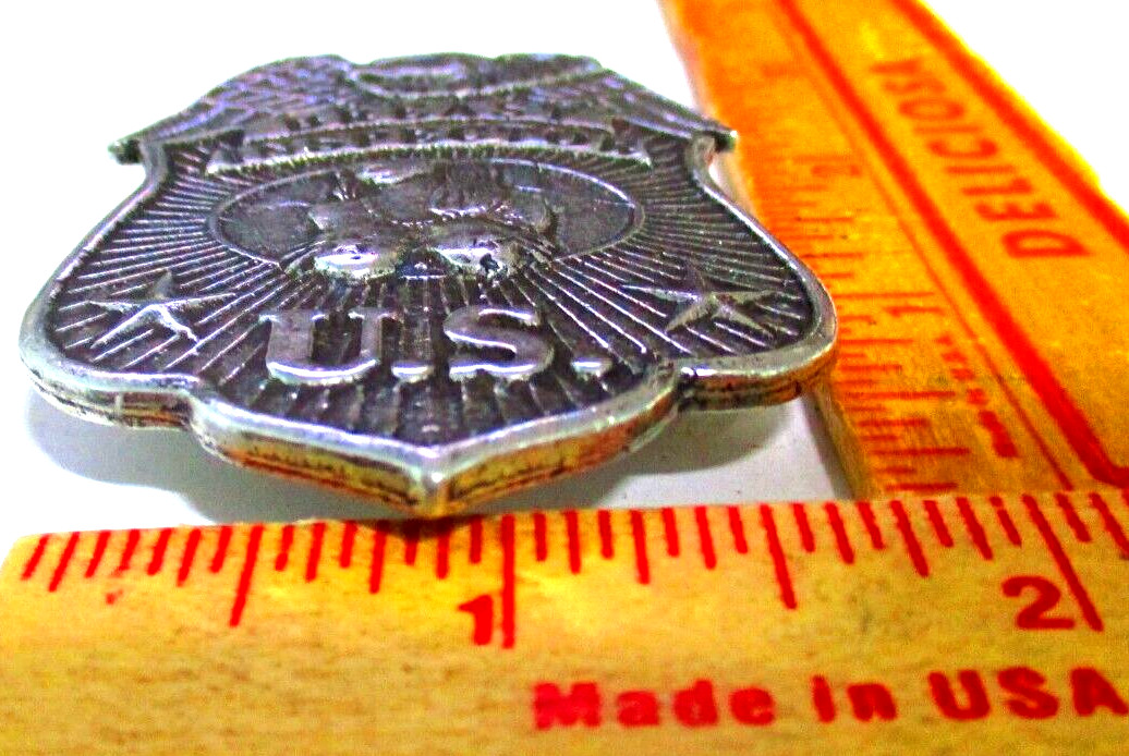 Breast Inspector badge pin vintage collectible old biker vest hat pinback large