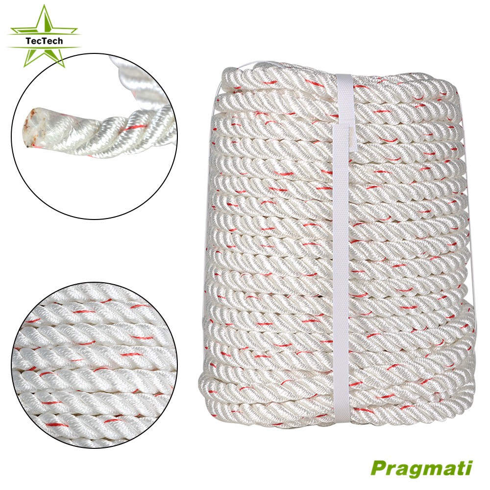 Double Braid Polyester Rope Pulling Rope 8600LBS Load Sailing Rope 5/8" x 150'