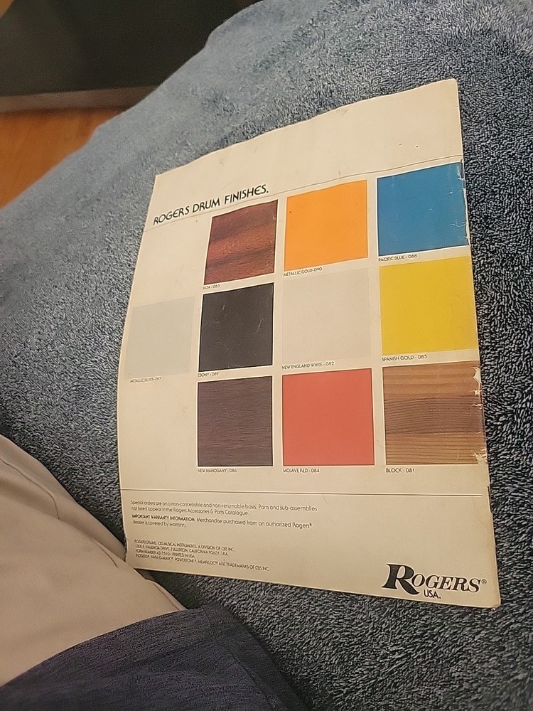 Rogers 1976/77 Drum Catolog