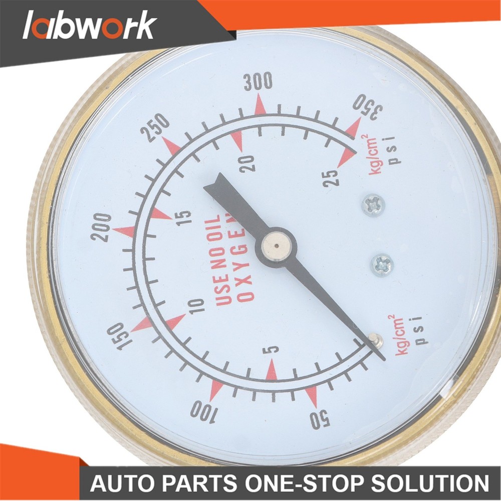 Labwork CGA 540 Oxygen Gas Welding Regulator Pressure Gauge Type Solid Brass