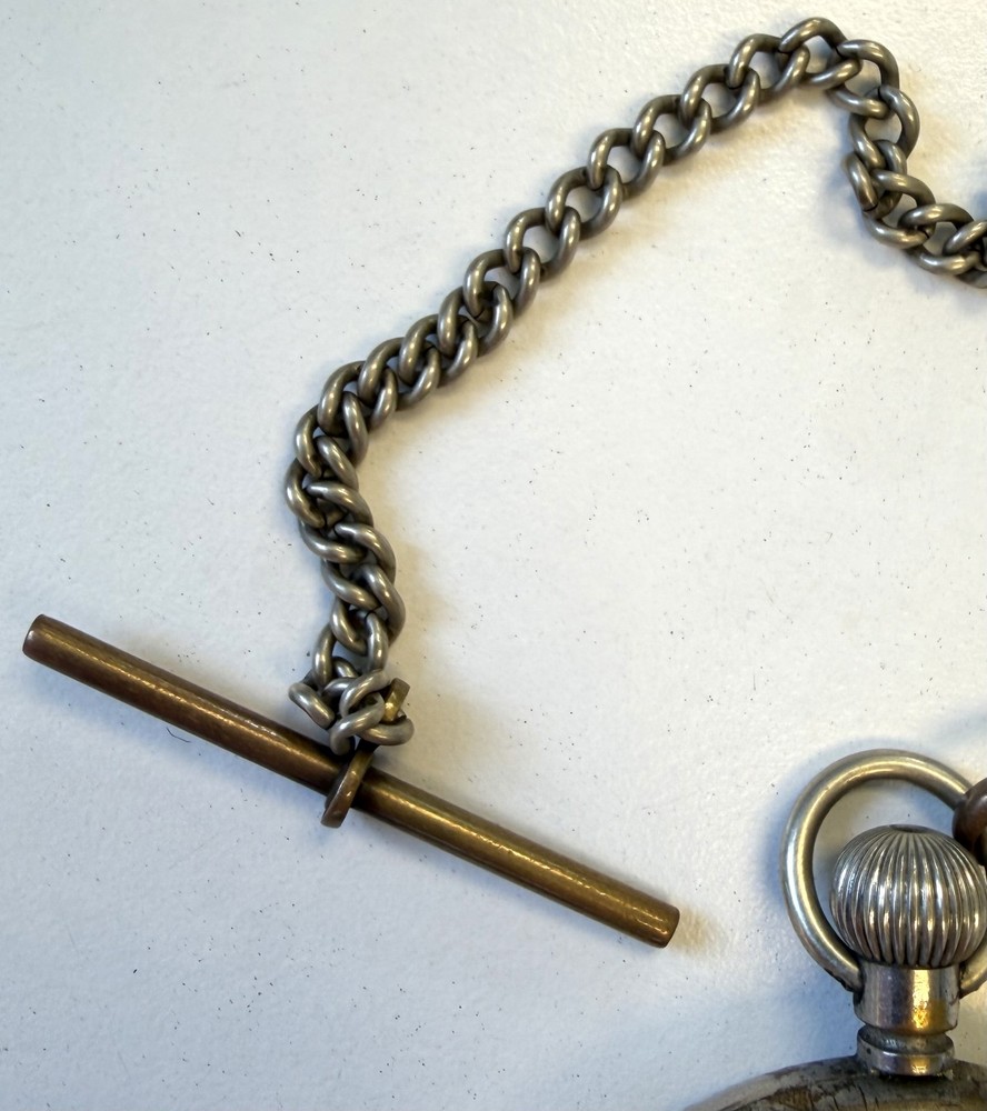 British Military Issue GSTP Pocket Watch with Chain