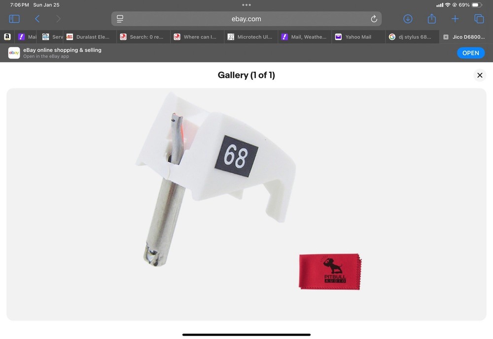 Jico D6800Sl DJ Nude Replacement Stylus