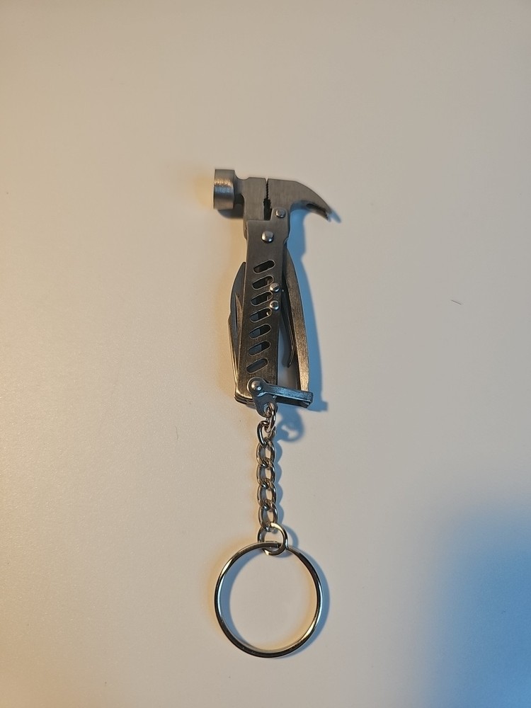 NEW Hammer Multi Tool Keychain No Package