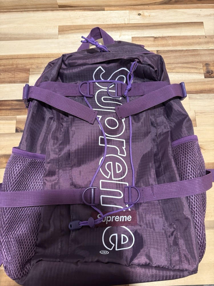 Supreme inspired backpack FW18 Purple